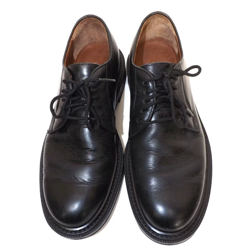 Aquatalia Made in Italy Black Leather Oxford # 449669 - Men's size 9 M
